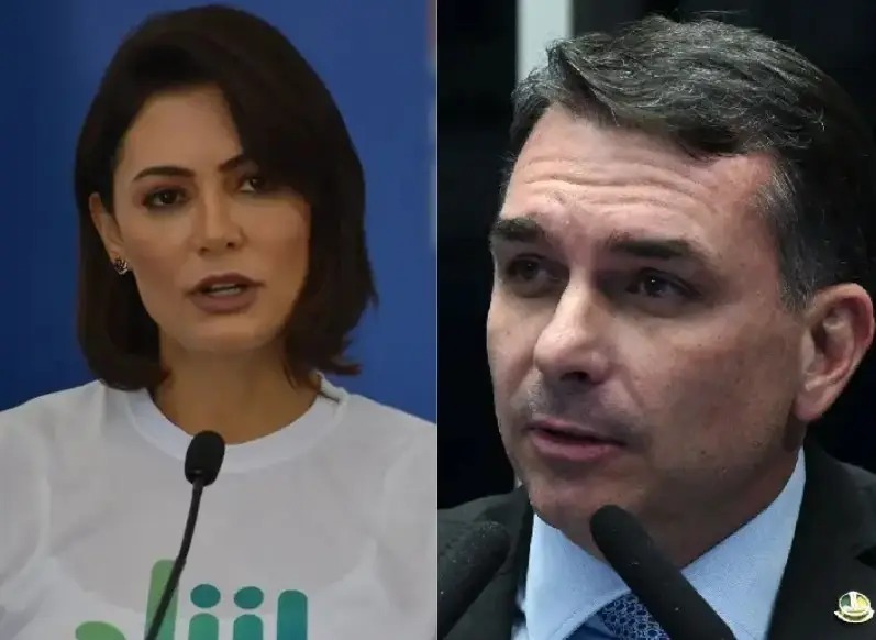 Aliados defendem que Fl�vio fa�a novo gesto a Michelle Bolsonaro