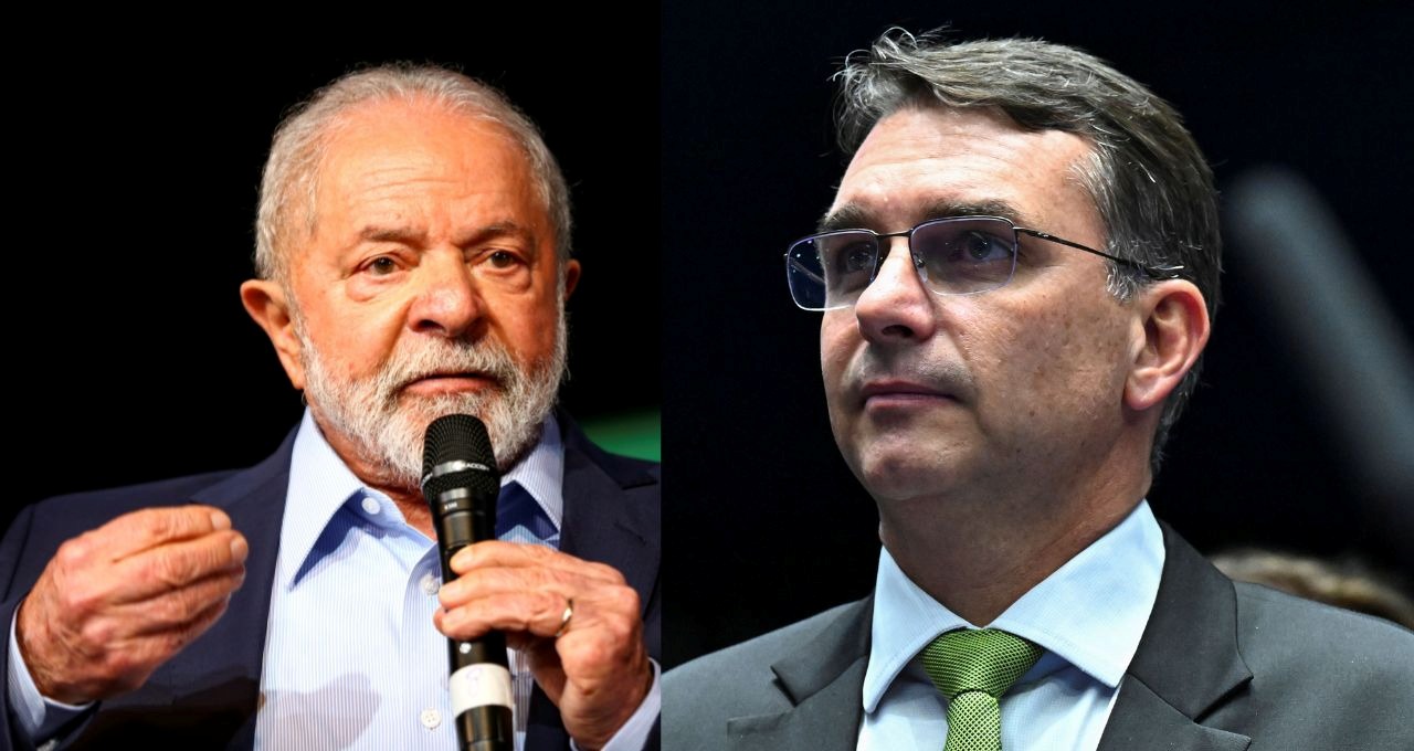 Real Time Big Data: Lula empata com Fl�vio Bolsonaro e Caiado no segundo turno; presidente lidera no primeiro turno